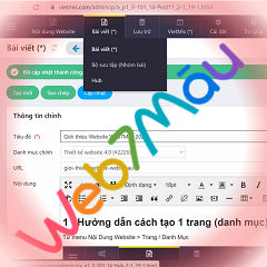 Công cụ quản trị website Web7Màu 2022