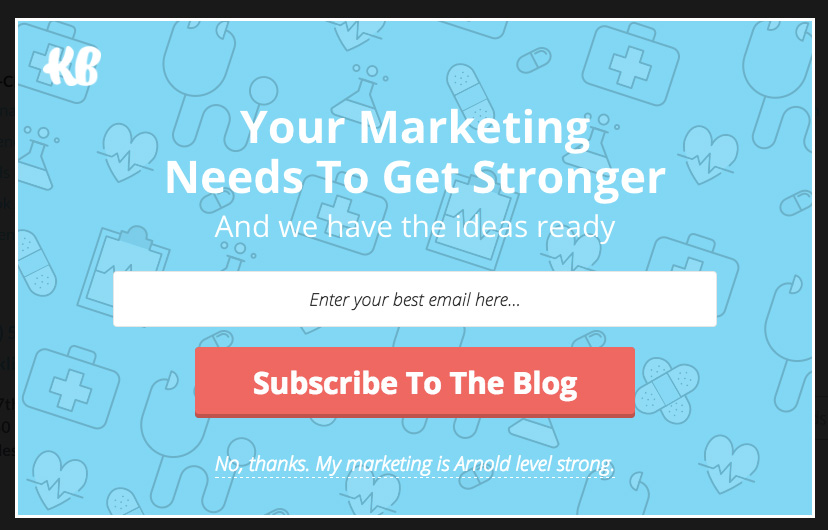 Popup Call-to-Action