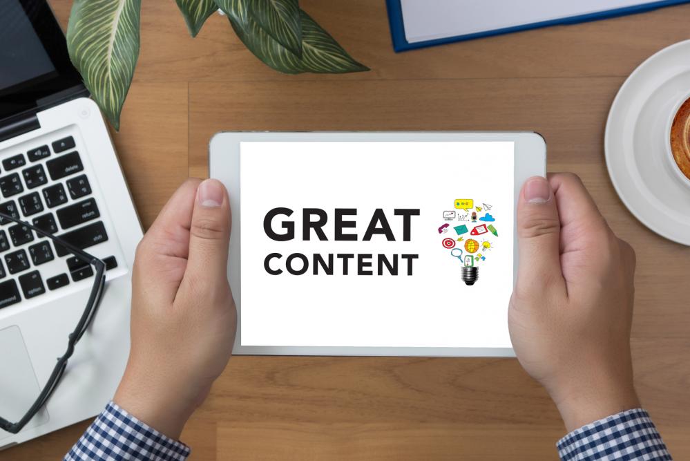 Web tốt là web có nội dung tuyệt vời
