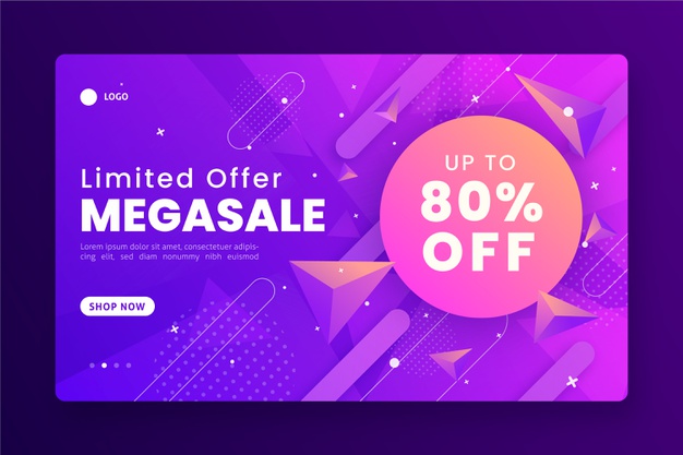 Sales landing page