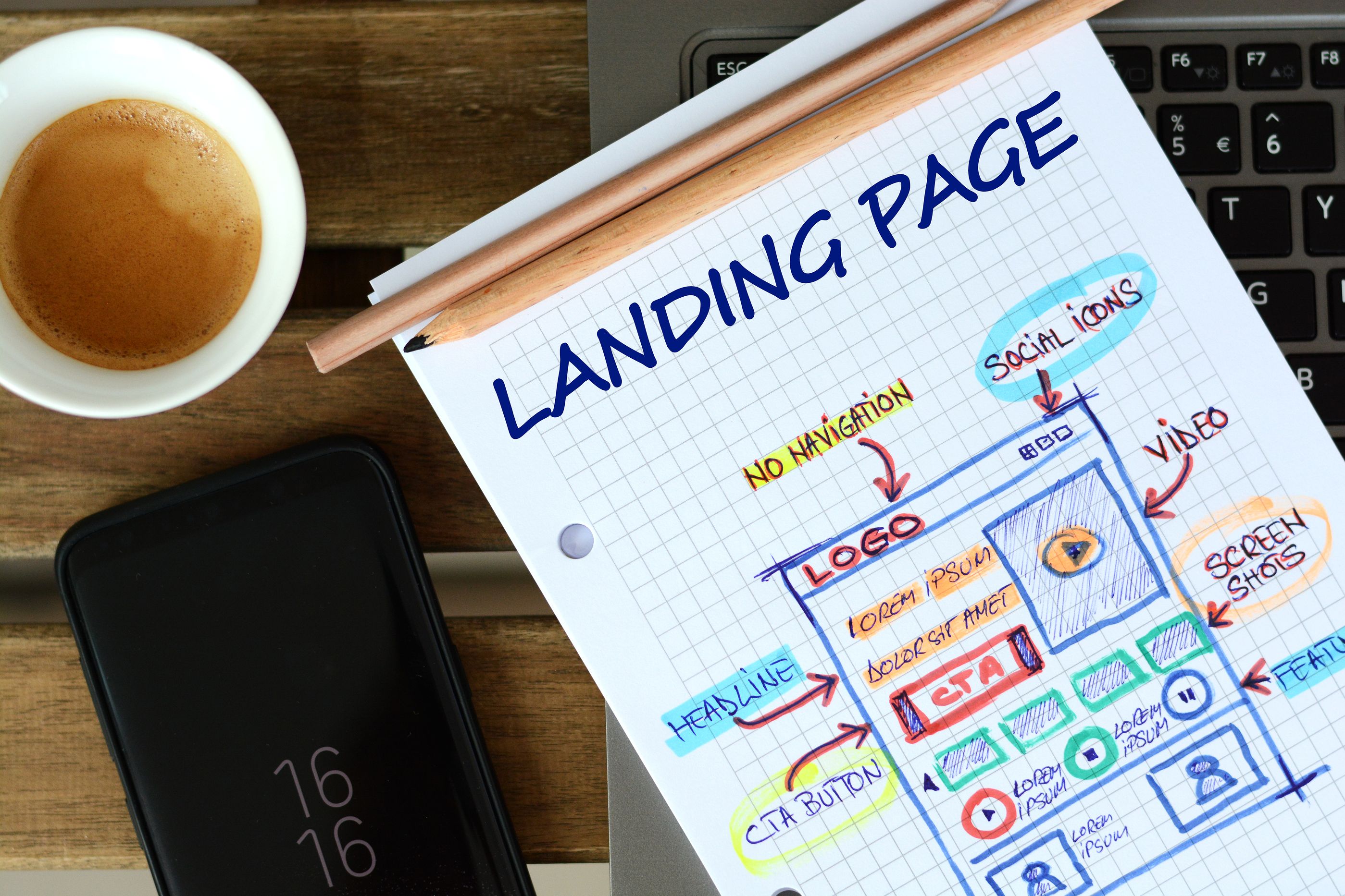 What is landing page?